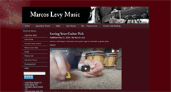 Desktop Screenshot of marcoslevymusic.com